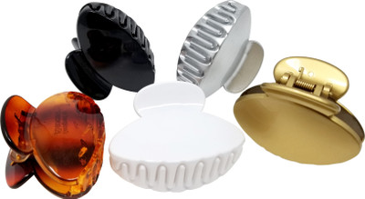Evolution Hair Clips, Claw Clips , Butterfly Clips, Medium, Shell Shaped Dark Romance Colors for Women / Girls, Pack of 5 Hair Claw(Multicolor)
Evolution Hair Clips, Claw Clips , Butterfly Clips, Medium, Shell Shaped Dark Romance Colors for Women / Girls, Pack of 5 Hair Claw(Multicolor)