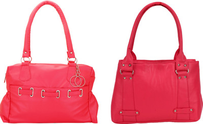 Lady bar Shoulder Bag(Pink)