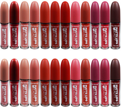 Kiss Beauty Long Lasting Multicolor Matte Lipgloss Lipstick Lipstick(7 ml, Multicolor)
Kiss Beauty Long Lasting Multicolor Matte Lipgloss Lipstick Lipstick(7 ml, Multicolor)