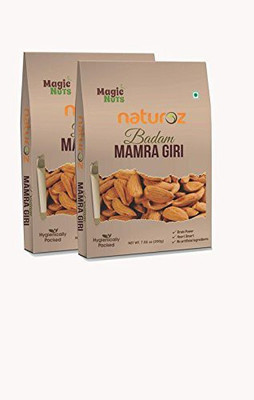 Naturoz Mamra Premium Almonds(400 g, Pouch)