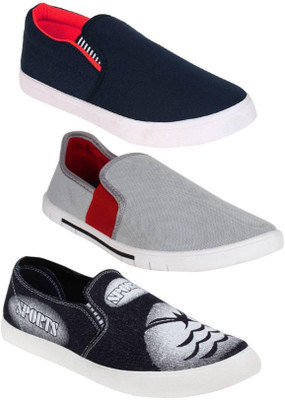 SHOEFLY Multicolor Combo-(3)-384-486-691 Slip On Sneakers For Men(Multicolor
SHOEFLY Multicolor Combo-(3)-384-486-691 Slip On Sneakers For Men(Multicolor