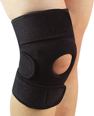 GymWar Adjustable Knee Cap Knee Support Knee Support (, Black