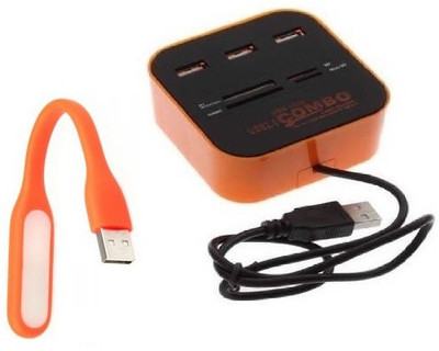 durReey Set of Multi connectivity USB Hub with Ultra Flexible Emergency Led Light E87 USB Hub, Led Light(Orange)
durReey Set of Multi connectivity USB Hub with Ultra Flexible Emergency Led Light E87 USB Hub, Led Light(Orange)