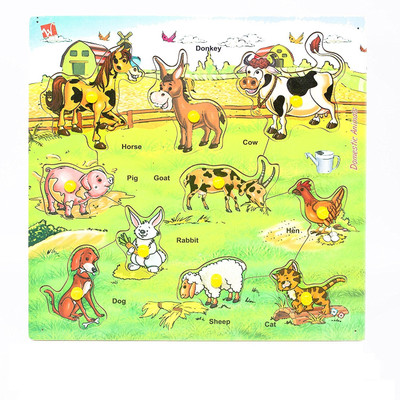 ToyBin Animals - Pine wood Wooden Puzzle Board for Kids / Educational Puzzle Board for Kids(Multicolor)
ToyBin Animals - Pine wood Wooden Puzzle Board for Kids / Educational Puzzle Board for Kids(Multicolor)