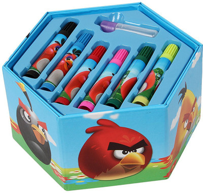 KIDLAND ANGRY BIRDS pentagon shape of the box Shaped Color Pencils(Set of 1, BLUE BOX)
KIDLAND ANGRY BIRDS pentagon shape of the box Shaped Color Pencils(Set of 1, BLUE BOX)