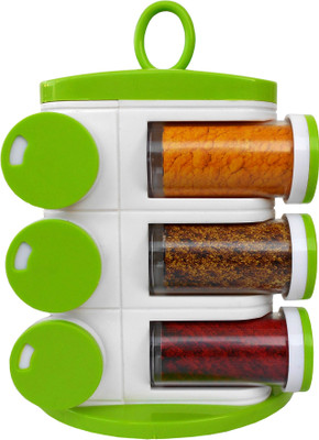AEC 360° Revolving Green Spice Rack With 12 Pcs Dispencer each having 110 ml capacity in one Masala Stand - 110 ml Plastic Spice Container(Pack of 12, Green)
AEC 360° Revolving Green Spice Rack With 12 Pcs Dispencer each having 110 ml capacity in one Masala Stand - 110 ml Plastic Spice Container(Pack of 12, Green)