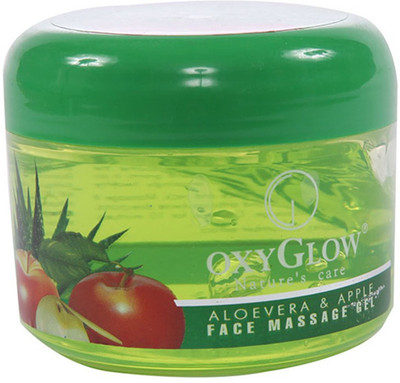 OxyGlow Cosmetics ALEO VERA & APPLE FACE MASSAGE GEL(500 g)