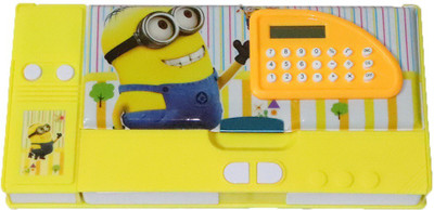 Parteet Multifunctional Jumbo Dual Side Magnetic Multipurpose Pencil Box With Calculator For Kids(Minion) Geometry Box(Multicolor)
Parteet Multifunctional Jumbo Dual Side Magnetic Multipurpose Pencil Box With Calculator For Kids(Minion) Geometry Box(Multicolor)