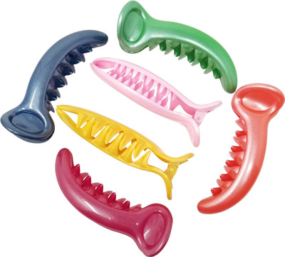 Evolution Hair Clips, Claw Clips , Butterfly Clips, Large,Dolphin Jaws Glittery Glossy Colors Colors for Women / Girls, Pack of 6 Hair Clip(Multicolor)
Evolution Hair Clips, Claw Clips , Butterfly Clips, Large,Dolphin Jaws Glittery Glossy Colors Colors for Women / Girls, Pack of 6 Hair Clip(Multicolor)