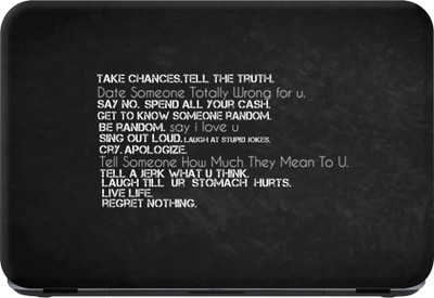 Flipkart SmartBuy Motivation Typography Premium LG Vinyl (matte) Laptop Decal 13.3