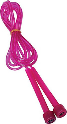 Hancy Skipping Rope Ball Bearing Skipping Rope(Pink, Length: 274 cm)