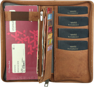 Kan Premium Quality Hunter Leather Travel Document Holder/Cheque Book Pouch for Unisex(Tan)
Kan Premium Quality Hunter Leather Travel Document Holder/Cheque Book Pouch for Unisex(Tan)