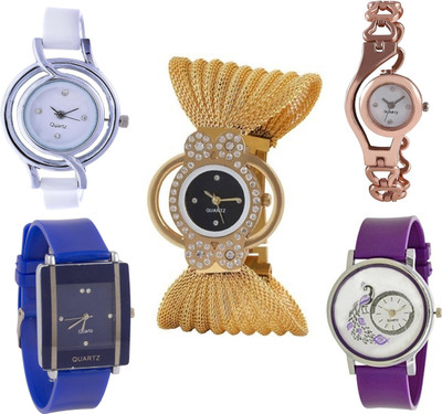 WatchBro Stylish Combo of 5 Watch 99887700 Watch - For Girls