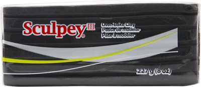 Polyform Sculpey Iii Polymer Clay 8Oz - Black