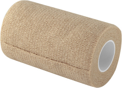 A-TAPE Cohesive Crepe Bandage Beige (Reusable & Waterproof, 10 cm X 4.5 Mtr) Crepe Bandage