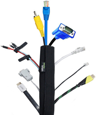 Gizga Essentials 1 Compartments Premium Neoprene Cable Organizer, Cord Management System for PC , TV, Home Theater, Speaker, HDMI & Cables (Pack of 5)(Black)
Gizga Essentials 1 Compartments Premium Neoprene Cable Organizer, Cord Management System for PC , TV, Home Theater, Speaker, HDMI & Cables (Pack of 5)(Black)