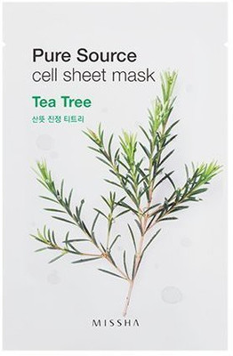 Missha Pure Source Cell Sheet Mask (Tea Tree)(21 ml)