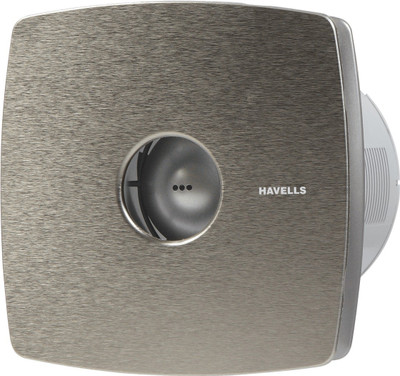 Havells 100 MM FAN VENTO JET 10 INX STEEL FINISH 7 Blade Exhaust Fan(Grey, Pack of 1)