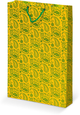Bdpp Paper Processers Printed Party Bag(Green, Pack of 10)