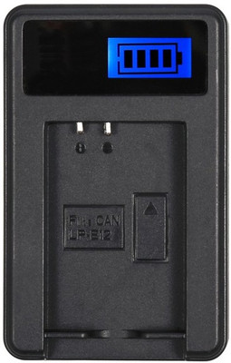 Power Smart USB Single Battery Charger with LCD Screen Display for CANN Camera LP-E12 EOSM2 Camera Battery Charger(Black)
Power Smart USB Single Battery Charger with LCD Screen Display for CANN Camera LP-E12 EOSM2 Camera Battery Charger(Black)