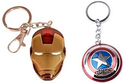 Styledose Iron Man Metal Mask And Captain America Shield Key Chain (Multicolor) Key Chain
Styledose Iron Man Metal Mask And Captain America Shield Key Chain (Multicolor) Key Chain
