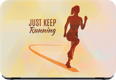 Flipkart SmartBuy running Premium LG Vinyl (matte) Laptop Decal 14.1