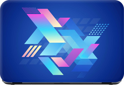 Flipkart SmartBuy blueish abstract Premium LG Vinyl (matte) Laptop Decal 15.6