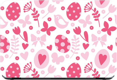 Flipkart SmartBuy pink hearts Premium LG Vinyl (matte) Laptop Decal 15.6