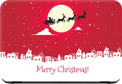 Flipkart SmartBuy merry christmas 4 Premium LG Vinyl (matte) Laptop Decal 15.6