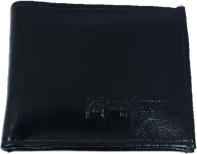 century Men Black Artificial Leather Wallet(3 Card Slots)