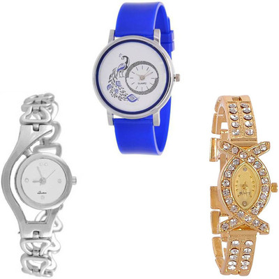 Swadesi Stuff Premium Quality Stylish watches combo of 3 Watch - For Women