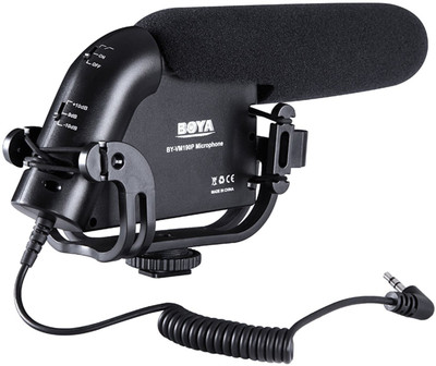 Boya BY-VM190P Super-Cardioid Shotgun Video Condenser Camera Microphone