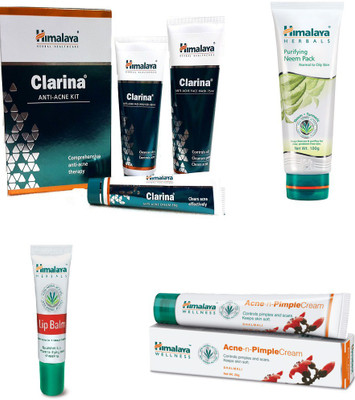 Himalaya Clarina Anti Acne Kit, Purifying Neem Pack, Lip Balm, Pimple Cream(Set of 4)
Himalaya Clarina Anti Acne Kit, Purifying Neem Pack, Lip Balm, Pimple Cream(Set of 4)