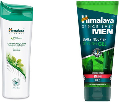 Himalaya Gentle Daily Care Protein Shampoo, Men Daily Nourish Styling Gel(Set of 2)
Himalaya Gentle Daily Care Protein Shampoo, Men Daily Nourish Styling Gel(Set of 2)