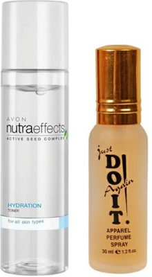 Avon Anew Nutraeffects Hydration Toner (150 ml) with one do it perfume 30 ml(Set of 2)
Avon Anew Nutraeffects Hydration Toner (150 ml) with one do it perfume 30 ml(Set of 2)