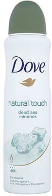 Dove Natural Touch Ded Sea Minerals 48h Anti-Perspirant/Anti-Transpirant Deodorant Deodorant Spray - For Women(200 ml)
Dove Natural Touch Ded Sea Minerals 48h Anti-Perspirant/Anti-Transpirant Deodorant Deodorant Spray - For Women(200 ml)