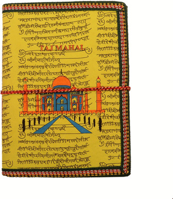 Purpledip Book-size Diary(Handmade Paper Journal with Thread Closure 'Taj Mahal, Eternal Symbol Of Love', Multicolor)
Purpledip Book-size Diary(Handmade Paper Journal with Thread Closure 'Taj Mahal, Eternal Symbol Of Love', Multicolor)