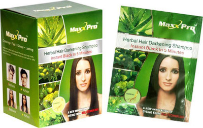 Maxbin Herbal Hair Darkening Shampoo Hair Color (Black) 30ml X 5 Sachets Hair Color(Black)
Maxbin Herbal Hair Darkening Shampoo Hair Color (Black) 30ml X 5 Sachets Hair Color(Black)