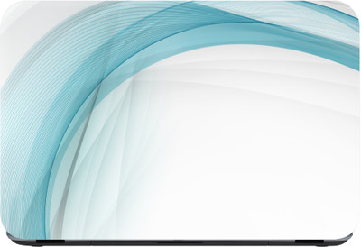 Flipkart SmartBuy sea blue abstract Premium LG Vinyl (matte) Laptop Decal 15.6