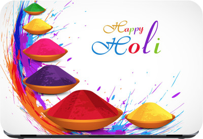 Flipkart SmartBuy happy holi Premium LG Vinyl (matte) Laptop Decal 14.1