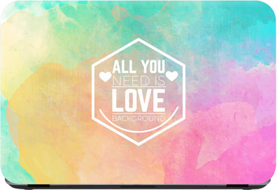 Flipkart SmartBuy love 13 Premium LG Vinyl (matte) Laptop Decal 15.6