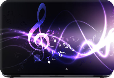 Flipkart SmartBuy musical notation pattern 2 Premium LG Vinyl (matte) Laptop Decal 14.1