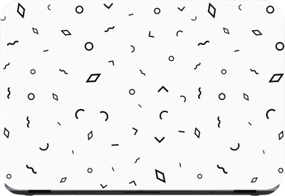 Flipkart SmartBuy lines pattern 2 Premium LG Vinyl (matte) Laptop Decal 14.1