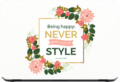Flipkart SmartBuy stop wishing start doing 2 Premium LG Vinyl (matte) Laptop Decal 15.6