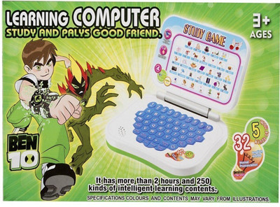 KIDLAND Learning Educational Mini Computer for kids(Multi Colour) with Free Batteries(Green)
KIDLAND Learning Educational Mini Computer for kids(Multi Colour) with Free Batteries(Green)