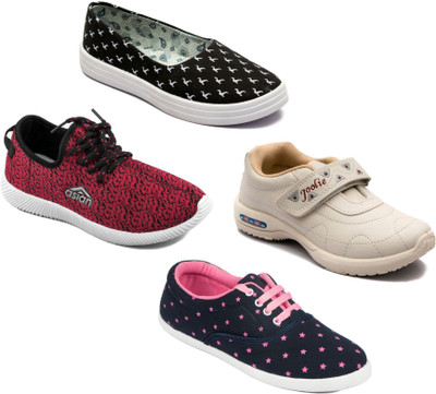 Asian Women Casual & Running Shoes Combo Pack of 4 Walking Shoes For Women(Multicolor
Asian Women Casual & Running Shoes Combo Pack of 4 Walking Shoes For Women(Multicolor