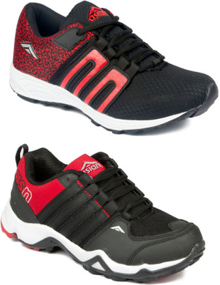 Asian Men Casual & Running Shoes Combo Pack of 2 Running Shoes For Men(Black, Red, Multicolor
Asian Men Casual & Running Shoes Combo Pack of 2 Running Shoes For Men(Black, Red, Multicolor