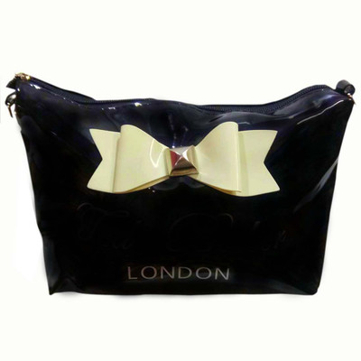 VShine Girls Casual Black PU Sling Bag