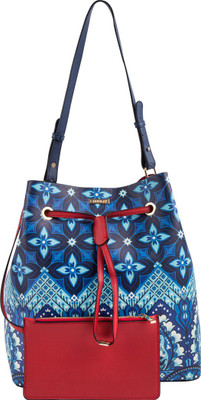 Chumbak Women Casual Blue PU Tote