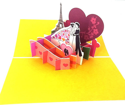 KONKAN MART 3D PopUp Paris Love Anniversary Propose Greeting Card Best Gift Couple Husband Wife
KONKAN MART 3D PopUp Paris Love Anniversary Propose Greeting Card Best Gift Couple Husband Wife